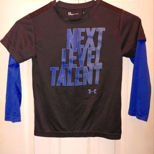 Boys Under Armour dryfit shirt